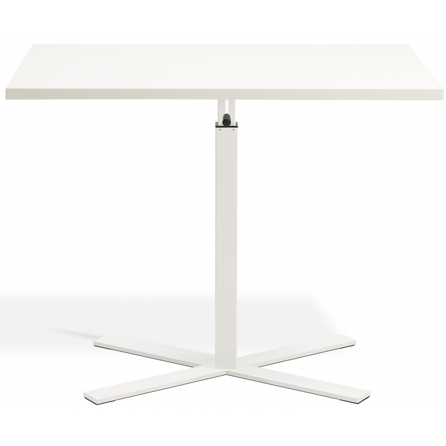 Boost Gas Lift Single Leg Table for Rectangular Tops